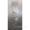 Panneau de porte en métal d&#39;estampage de conception élégante
